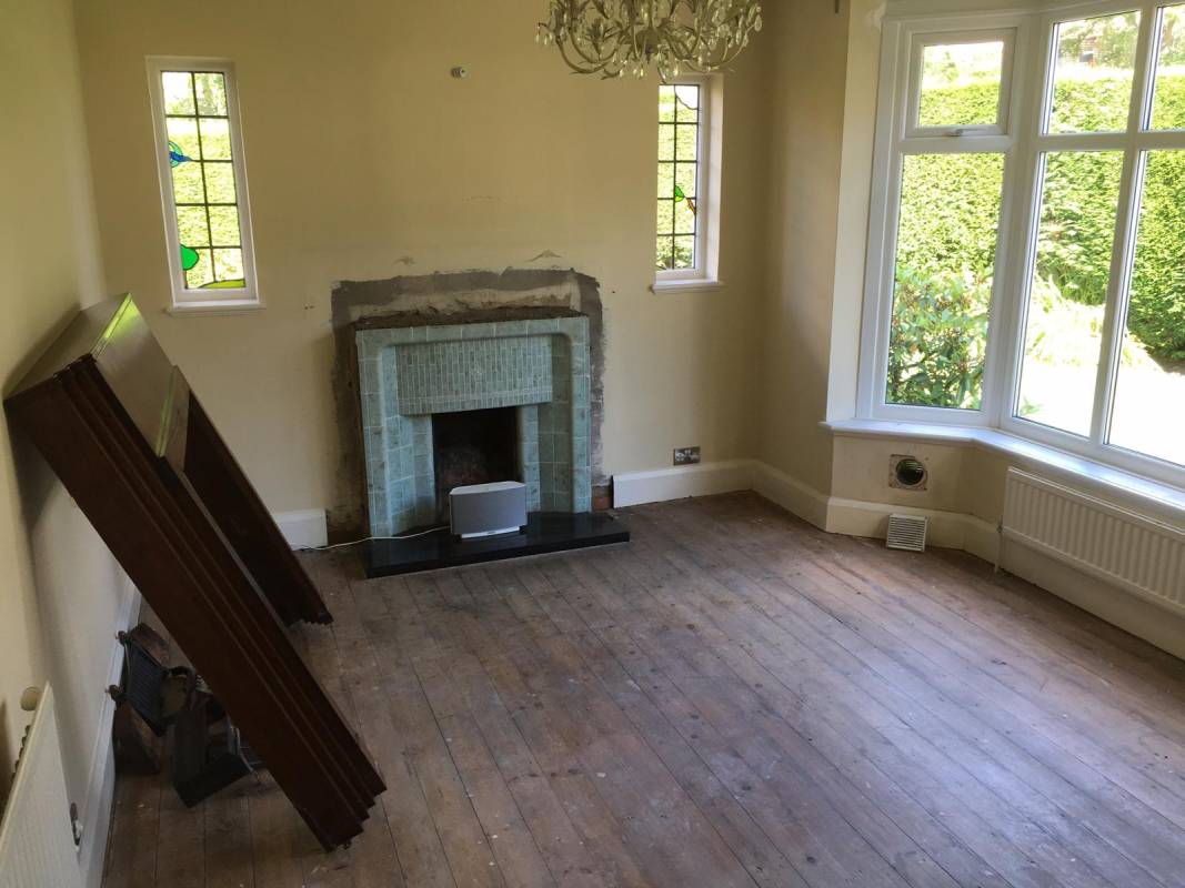 Modern Fireplace Upgrade  Main Photo